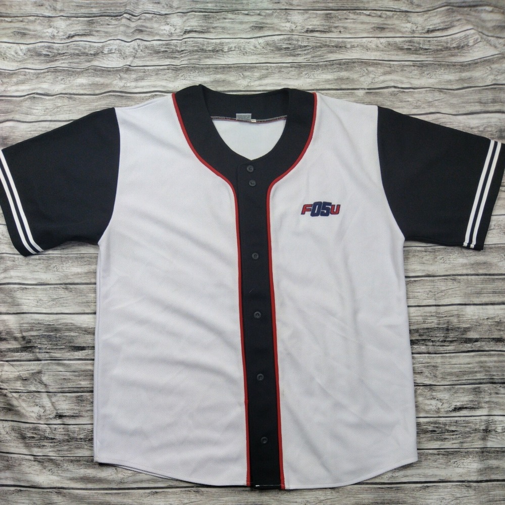 Boy's fashion F05U T-Shirt Men's XL White Embroidered